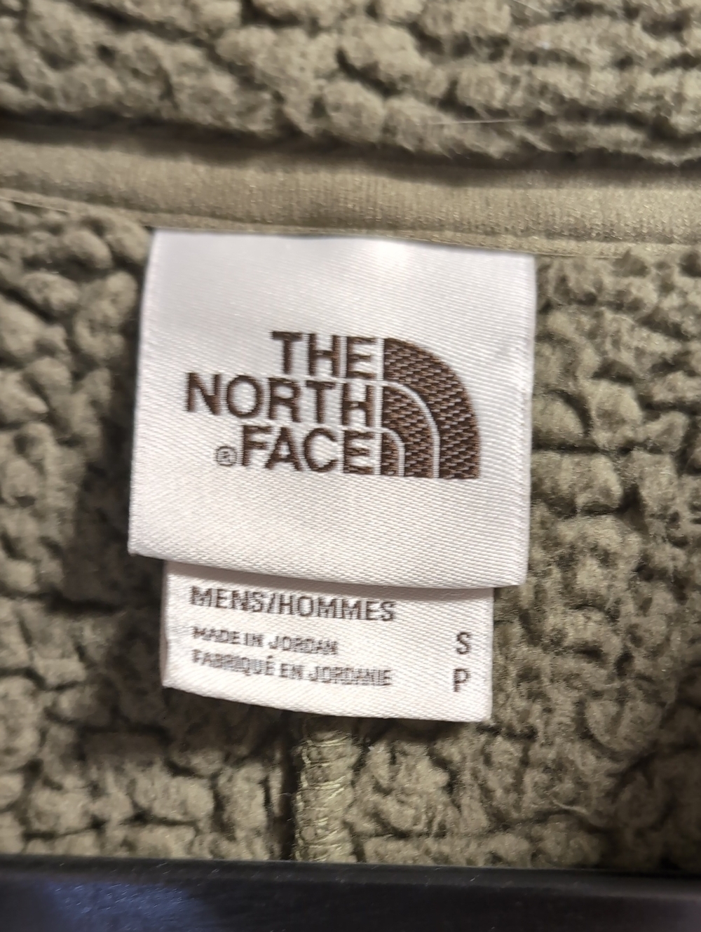 The North Face Cabin Fleece Campshire Full-Zip Jacket Size Small in Olive Green - Picture 3 of 12